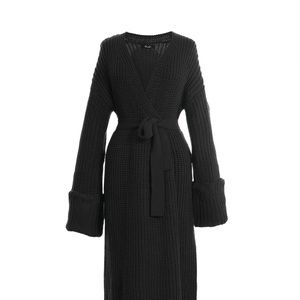 Black Hanifa Cardigan. Maxi s/m